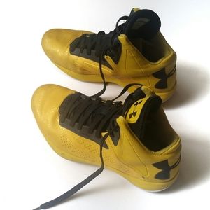 Men's/Boy's Basketball Shoes Yellow/Gold and Black